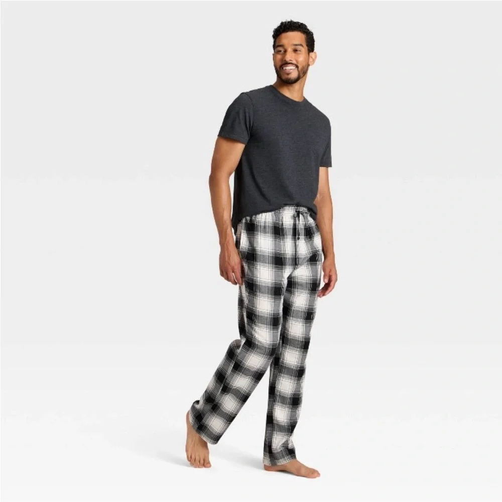 Men's Flannel Pajama Pants - Goodfellow & Co™ Black new 🆕